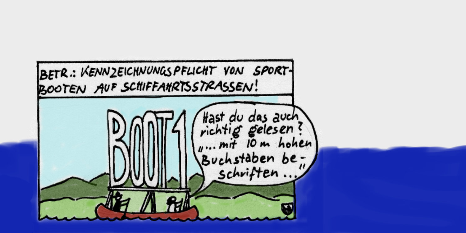 Kennzeichnungspflicht von Sportbhooten - auch auf Leipziger Gewässern